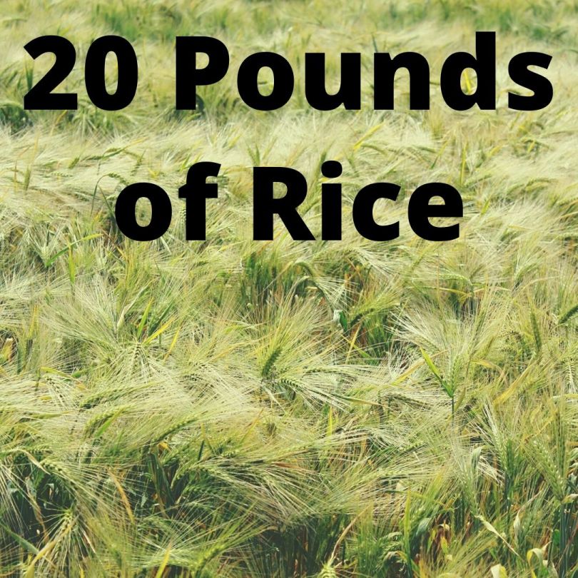 20 Pounds of Rice