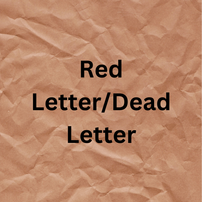 Red Letter Dead Letter